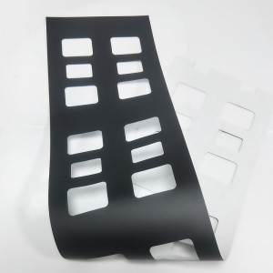 0.175mmPC isolerende plaat zwarte hogetemperatuurbestendige brandvertragende isolerende pakking verwerken op maat fabrikant