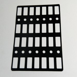 0.25 Isolerende blad Vlamvertragende PC-pakking zwart Gemakkelijk te buigen Verwerking Groothandel