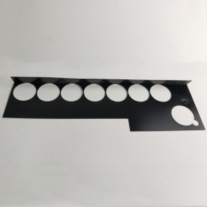 203 * 109 * 0.25mm Zwarte PC isolatieblad, temperatuurbestendig en gemakkelijk te buigen isolatieblad