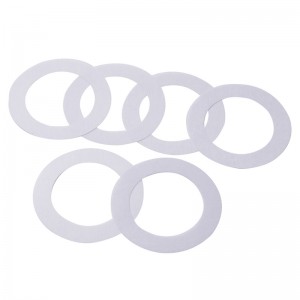 Dongguan BOPU groothandel DM isolerende papier witte isolerende pakking 0,2 mm ronde dunne isolerende papier