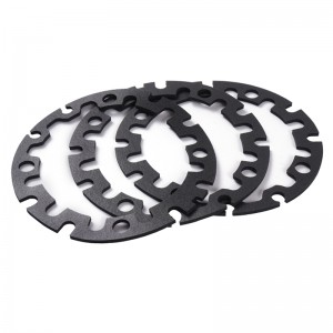 Special-vormige Poron Le-20 Foam Schokabsorptie en Compressie Zwart Schuim 0.5mm Vlamvertragende schuimtoevoer