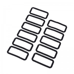 Vlamvertragende PE waterdichte schuim vierkant zwart schuim 30 ~ 45 graden compressie xpe waterdicht schuim