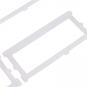 BOPU levert waterdichte siliconen pad, transparante schakelvoeding siliconen pakking, afdichting geluid isolatie siliconen pad