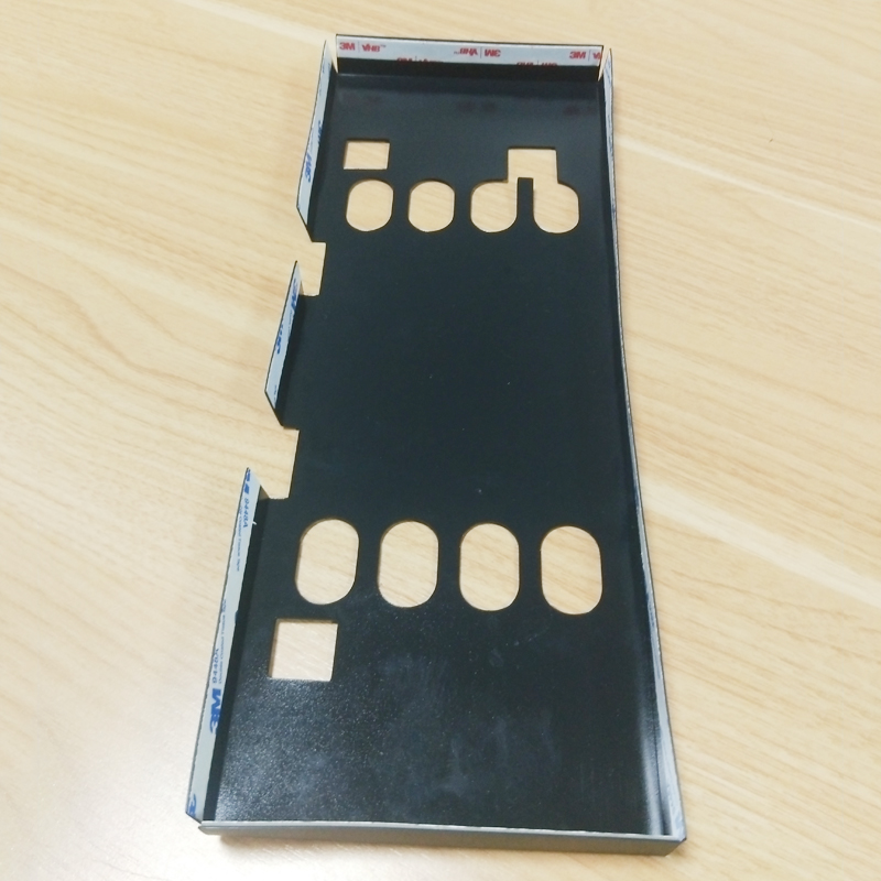 0.5mm Zwart PC-isolatieblad, eenvoudig te vouwen en te vormen Mylar Sheet, Vlamvertragende batterijisolatieblad verwerking zijde scherm